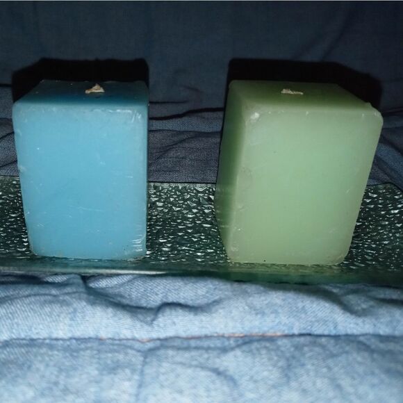 Glass Candle holder  - Picture 2 of 9